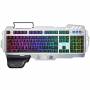 Геймърска полу-механична клавиатура redthunder k900, метал, led rgb подсветка, usb, сив, b07v1ln23w