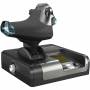 Контролери logitech g saitek x52 pro flight control system, дросел и стик за космически симулации, lcd дисплей, двойно окачване, led подсветка, 2x usb