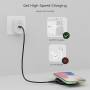 Безжична зарядна станция amazon basics, 10w, usb type-c, qi certified, черен, wpc10-1cinb