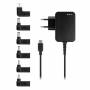 Зарядно за лаптоп tracer prime, 65w, универсално, usb-c, 7 в 1, дължина 1.78м, черен, traakn47202