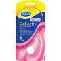 Комплект електрическа пила за пети scholl velvet smooth, розова + стелки за високи токчета scholl gel active