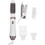 Уред за оформяне с топъл въздух rowenta cf7830f0 hot air brush premium care,1200w, 2 температури, 2 скорости, йонизиране, бяла/златиста