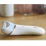 Епилатор philips bre605/00 satinelle advanced, за крака и тяло, за мокро и сухо ползване, керамични дискове, s-образна дръжка