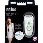 Епилатор braun silk-epil 5780, 7 аксесоара, работа с кабел, бял/зелен - разопакован продукт