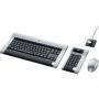 Клавиетура + мишка logitech dinovo cordless desktop for notebooks