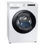 Пералня samsung, 7 кг, 1200 об/мин, клас a+++, add wash, ai control, steam, eco bubble, drum clean, цифров инверторен мотор, wifi, бял, ww70t552daw/s7