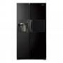 Хладилник samsung refrigeration, side by side, 543л , ice maker, twin cooling +, water dispenser, мини бар, клас  a++ , цвят черен| rs7778fhcbc/ef