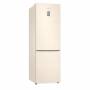 Хладилник с фризер samsung, 340 л, клас f, nofrost, компресор digital inverter, all around coooling, h 185 см, бежов, rb34t672fel/ef