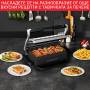 Грил tefal, optigrill +xl, 2000w, сив, gc724d12