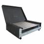 Електрическа скара rubino, 900 w, тавичка за мазнина, сребрист, ес- 0.9к