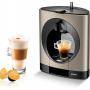 Кафемашина krups dolce gusto oblo kp110t, титан + кафе капсули pellini intenso
