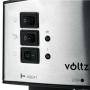 Еспресо машина voltz, 850w, цедка за 1 или 2 кафета, 15 бара, крема диск, затопляне на чаши, инокс/черна, v51171a