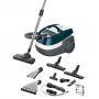 Перяща прахосмукачка bosch, 3v1, с торба, 1700w, 3.5л капацитет, черен/зелен, bwd41720
