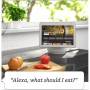 Смарт тонколона amazon echo show 10, gen 3, камера, wifi, bluetooth, сензорен екран, гласов асистент, черен