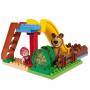 Конструктор плажна забава, 29 части, маша и мечока simba big, 044004