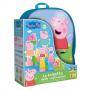 Конструктор в раница, lisciani, peppa pig, 36 части