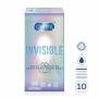 Презервативи durex invisible extra lubricated, 10 броя
