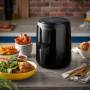 Фритюрник с горещ въздух russell hobbs satisfry, 1100w, 1.8л, таймер, регулируема температура, черен