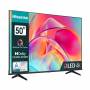 Телевизор hisense e7kq, 50 инча, 4k ultra hd 3840x2160, qled, quantum dot, hdr 10plus, hlg, dolby vision, dts virtual x, smart tv, wifi 5ghz, wifi dir