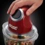 Мини чопър russell hobbs desire, 200w, 500мл, стъклена купа, червен, 24660-56
