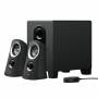 Тонколони logitech speaker system z313, 2.1 съраунд, 50 w, черни, 980-000413