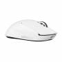 Мишка logitech g pro x superlight 2, gaming, 32000 dpi, wireless, usb type-c, бяла, 910-006638