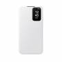 Калъф за смартфон samsung galaxy a55, smart view wallet case, бял, ef-za556cwegww