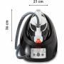 Tefal express anti-calc sv8055 парогенератор, черен/червен