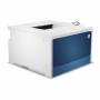 Лазерен принтер hp color laserjet pro 4202dn, бял/син, 4ra87f