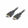 Кабел lanberg hdmi m/m v1.4 cable, 0.5m, ccs, черен, ca-hdmi-11cc-0005-bk