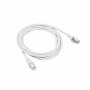 Кабел lanberg patch cord cat.6 ftp 3m, бял, pcf6-10cc-0300-w