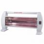 Кварцова печка rosberg r51972d, 1000w, 2 тръби, 2 нива, защита от обръщане, бял