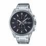 Мъжки часовник casio, edifice classic, каишка от неръждаема стомана, минерално стъкло, водоустойчив, 10bar, efv-610d-1avuef