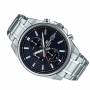 Мъжки часовник casio, edifice classic, каишка от неръждаема стомана, минерално стъкло, водоустойчив, 10bar, efv-610d-1avuef