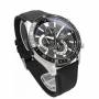 Мъжки часовник casio, edifice classic, корпус от неръждаема стомана, каишка от естествена кожа, водоустойчив, 10 bar, черен, efv-620l-1avuef