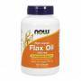 Масло от ленено семе - flax oil high lignan - 120 дражета - now foods, nf1780