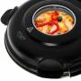 Електрическа фурна за пица adler ad 6314, 1200w, 31.5 см, до 400c, 5 настройки на температурата, таймер, черен
