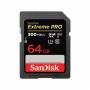 Карта памет sandisk extreme pro sdxc, 64gb, uhs-ii, до 300 mb/s