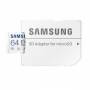 Памет samsung 64gb micro sd card evo plus with adapter, class10, transfer speed up to 160mb/s