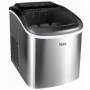 Ледогенератор oliver voltz ov51447cs, 120w, 12кг/24 часа, 1.3 л, 9 кубчета за цикъл работа, индикатор за лед и вода, инокс