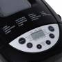 Хлебопекарна mesko ms 6022, 1/1.5 кг, 850 w, 15 програми, lcd дисплей, двойна бъркалка, подвижна кошница, черен