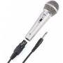 Микрофон dm-40 сив, 3м кабел. 6.3мм адаптер hama-46040