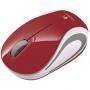 Безжична мишка logitech wireless mini mouse m187 red - 910-002737