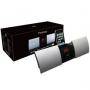 Prestigio speaker with fm tuner, clock and alarm for ipod, silver, retail (9.3x11.6cm) - pis1