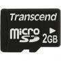 Transcend 2gb micro sd (1 adapter) - ts2gusd
