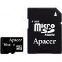 Apacer мicro-secure digital hc class 4, 16gb (with sd adapter) - ap16gmcsh4-r