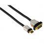 Кабел hdmi-dvi-d-dual link, 2м, екраниран, home theatre,3 звезди - hama-79060
