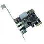 Карта 1394av 2 port 1394 firewire pci-ex  host adapter  за настолен компютър - est-pci-ex-1394