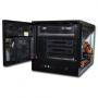 Кутия chassis cfi cbi-a8989 desktop,  mini-itx, 2xusb2.0, audio, psu  150w, glossy black/black front panel - cbi-a8989gg