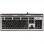 Клавиатура - a4 kl-7mu xslim ps/2 slv/bl